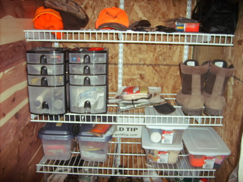 hunting clothes storage?