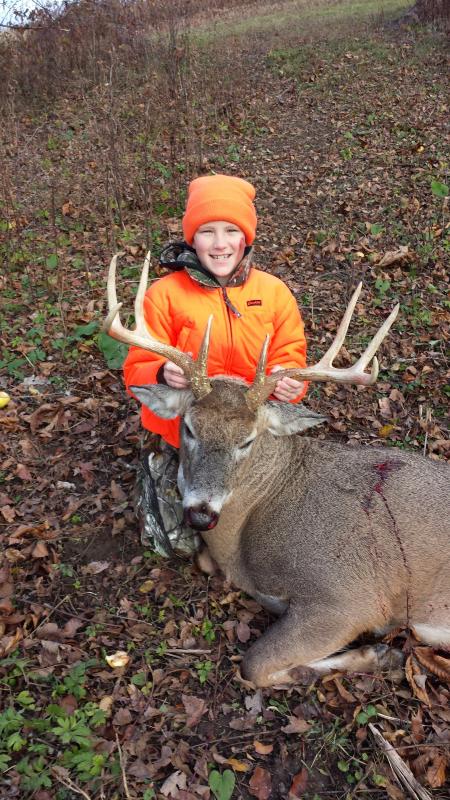 140" 8pt.  Great shot placement!