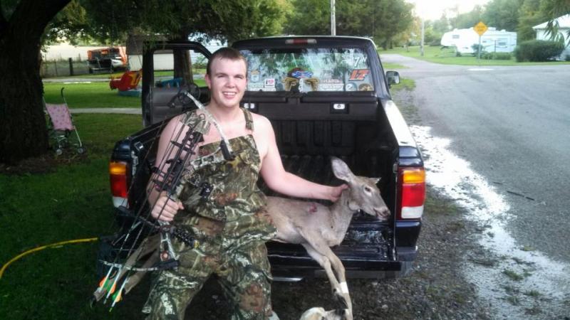 2013 first deer with bow