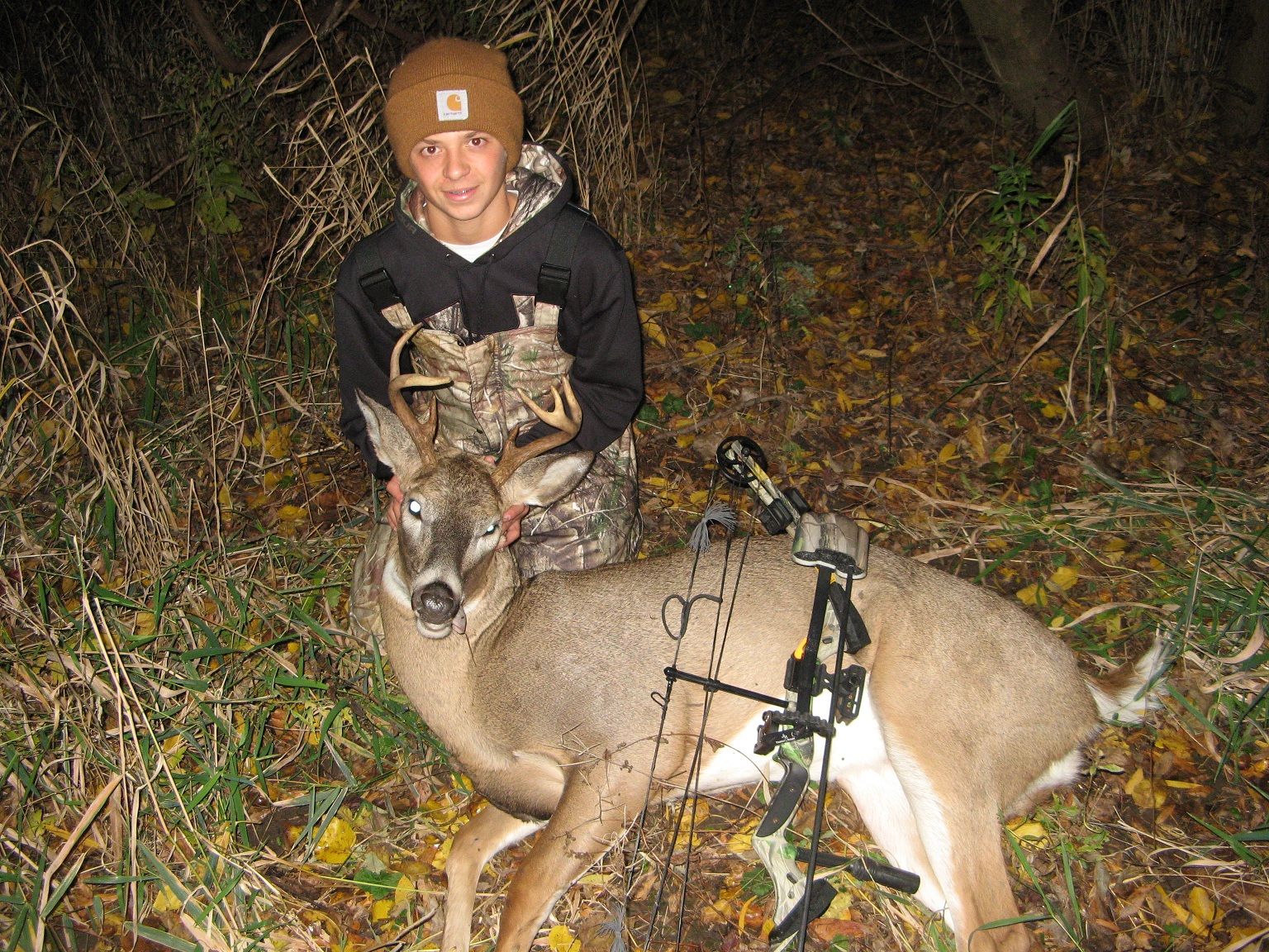 Blake's First Bow Buck