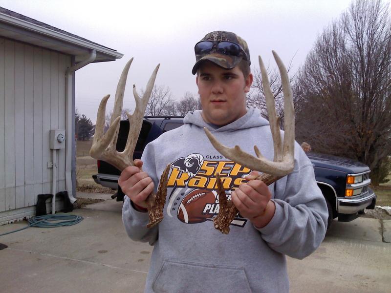 Buddy Holding pair sheds he found with me.