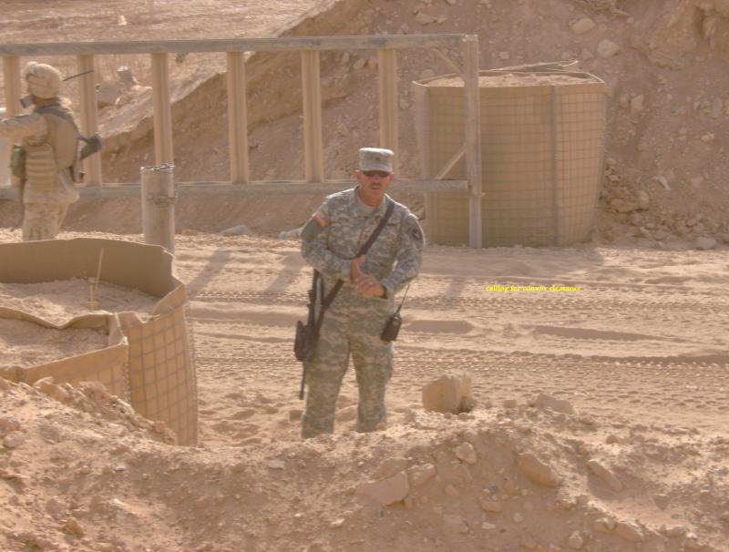 Dad in camp KV, Iraq