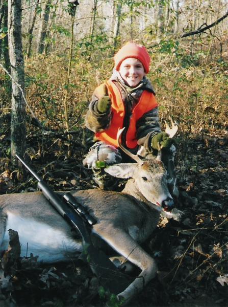 Garrett's 1st Deer Nov. 6, 2004