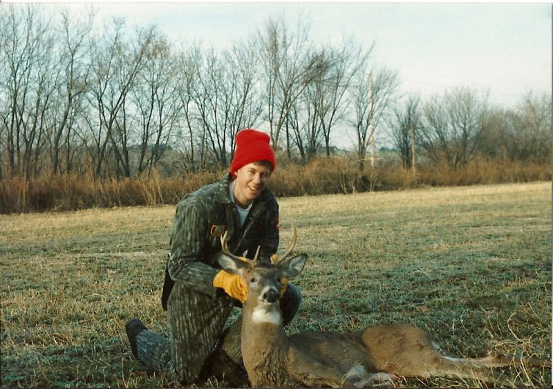 I was 15 years old with my first archery buck.