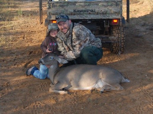 Me and my best hunting buddy with our trophy.