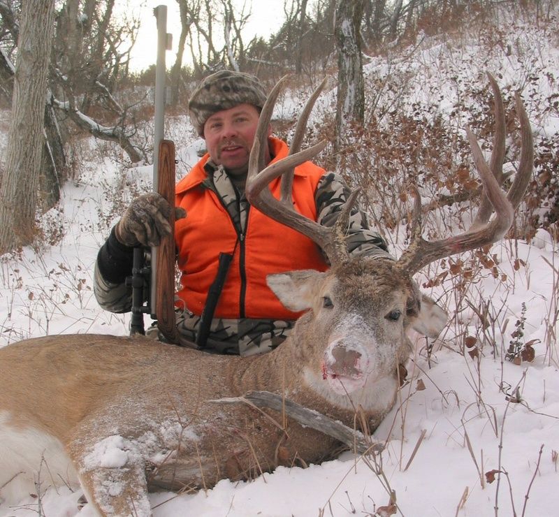 My first muzzleloader buck 162 4 pointer
27" mb 13" best G2