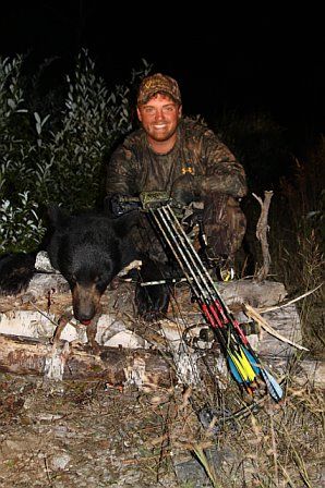 Ontario Bear 2008, shot with my bow