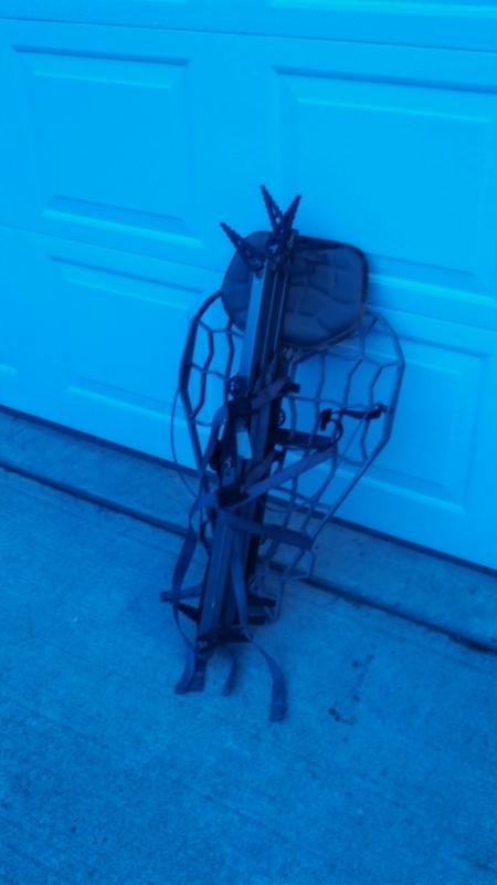 Stand and sticks packed up