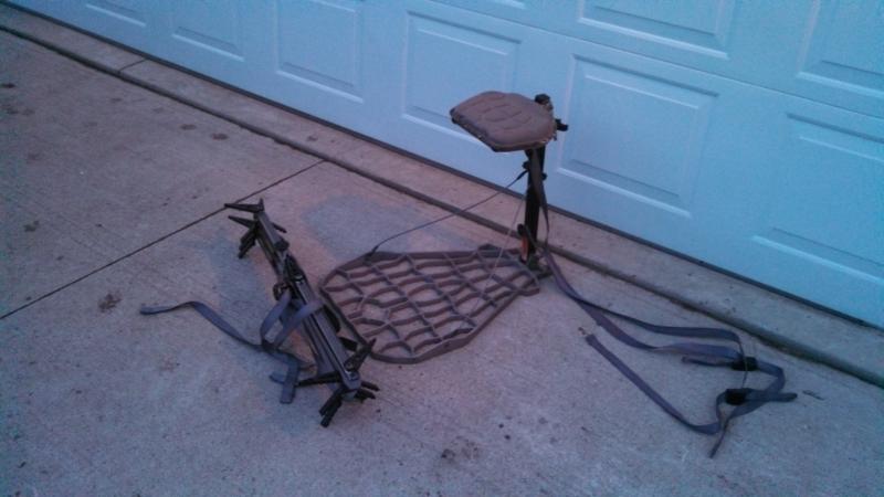 Stand and sticks
