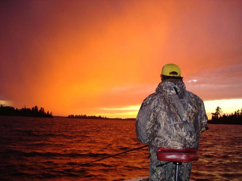 Sunset on Eagle Lake