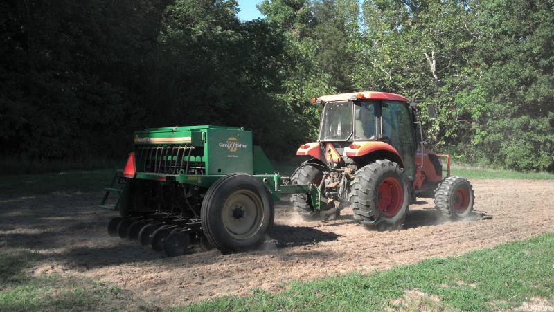 tractor drill pic